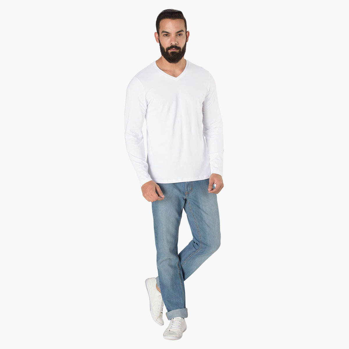Long Sleeves V-neck T-shirt-men-clothing-tshirtsandpolos-tshirts-image-5